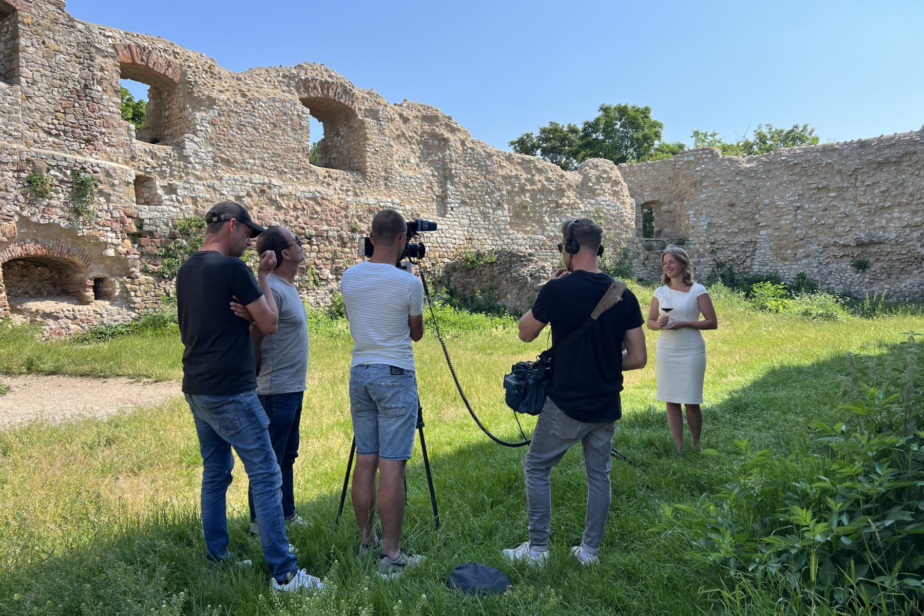 Filmdreh vor historischer Kulisse in Staufen